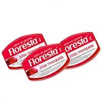 PACK 3 JABÓN CON GLICERINA ROSA MOSQUETA 100G FLORESTA