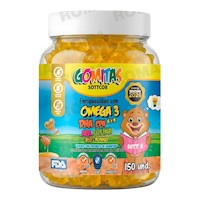 GOMITAS OMEGA 3 PARA NIÑOS SOTTCOR LABS 150 UNIDADES