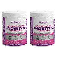 PACK 2 MYO & D-CHIRO INOSITOL 450G EDENIS HEALTH