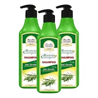 PACK 3 SHAMPOO ROMERO CRECEPELO 320ML NEVADA