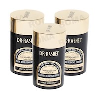 PACK 3 POLVO DE FIBRAS CAPILARES NEGRO 22G DR RASHEL