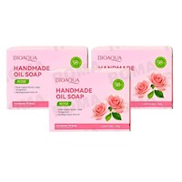 PACK 3 JABÓN EN BARRA DE ROSAS BIOAQUA 100G