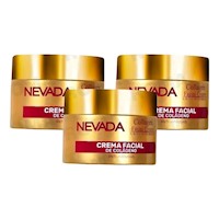 PACK 3 CREMA FACIAL COLÁGENO 50ML NEVADA