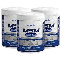 PACK 3 MSM – METILSULFONILMETANO 450G EDENIS HEALTH