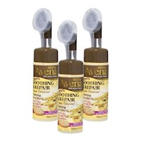 PACK 3 LIMPIADOR FACIAL EN ESPUMA AVENA 150ML WOKALI