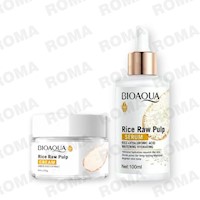 PACK CREMA ACLARANTE Y SERUM DE ARROZ CON ÁCIDO HIALURONICO