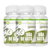 PACK 3 UÑA DE GATO HEALTHNATURAL 1500MG