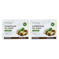 PACK 2 JABÓN EN BARRA DE COCO BIOAQUA 100G