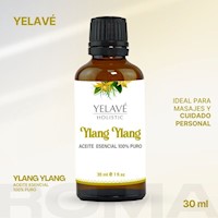 ACEITE ESENCIAL YLANG YLANG 30ML YELAVÉ