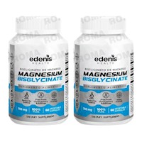 PACK 2 BISGLICINATO DE MAGNESIO 60 CÁPSULAS EDENIS HEALTH