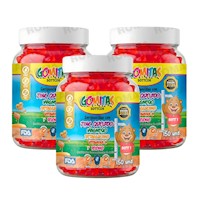 PACK 3 GOMITAS ZINC QUELADO PARA NIÑOS SOTTCOR LABS 150 UNIDADES