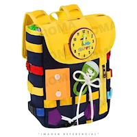 MOCHILA EDUCATIVA PARA NIÑOS - JUEGO DIDÁCTICO