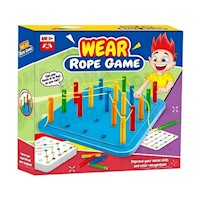 JUEGO DIDÁCTICO INTRODUCIR LA CUERDA CON CLAVITOS