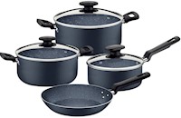 Juego de Ollas Tramontina de 7 Piezas en Aluminio Azul 27899423