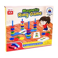 ANILLOS MAGNÉTICOS 4 JUGADORES JUEGO DIDÁCTICO