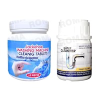 PASTILLA PARA LAVADORA + DESATORADOR DE TUBERÍAS