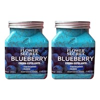 PACK 2 CREMA EXFOLIANTE BLUEBERRY FLOWER SECRECT 1000ML