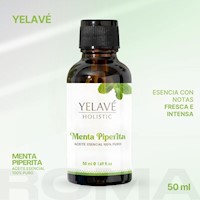ACEITE ESENCIAL MENTA PIPERITA 50ML YELAVÉ