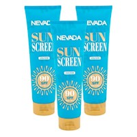 PACK 3 PROTECTOR SOLAR SPF90 – UVA/UVB 280ML NEVADA