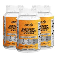 PACK 3 FITOSOMA DE QUERCETINA + PIPERINA 60 CÁPSULAS EDENIS HEALTH