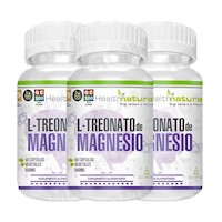PACK 3 L-TREONATO DE MAGNESIO HEALTHNATURAL 1500MG