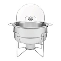 Rechaud baño maría de acero inoxidable de 7L con hornalla 61042200