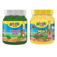 PACK 2 GOMITAS PROPÓLEO NIÑOS + GOMITAS OMEGA 3 NIÑOS SOTTCORLABS