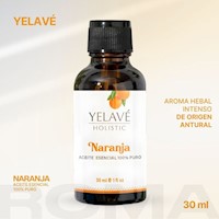 ACEITE ESENCIAL NARANJA 30ML YELAVÉ