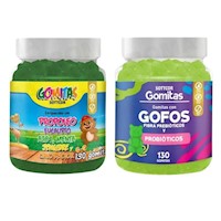 PACK 2 GOMITAS PROPÓLEO NIÑOS + GOMITAS GOFOS NIÑOS SOTTCORLABS