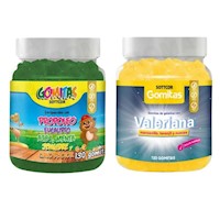 PACK 2 GOMITAS PROPÓLEO NIÑOS + GOMITAS VALERIANA SOTTCORLABS