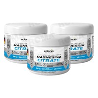 PACK 3 CITRATO DE MAGNESIO 200G EN POLVO EDENIS HEALTH