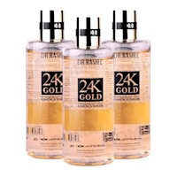 PACK 3 TÓNICO FACIAL 24K GOLD 300ML DR RASHEL