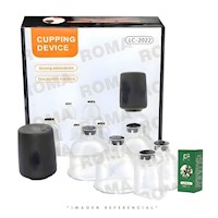 SET DE VENTOSAS ELÉCTRICAS RECARGABLES CON 6 COPAS