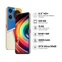 Celular ZTE Nubia Music 66 128GB 4GB+4GB RAM Cámara 50MP  ART