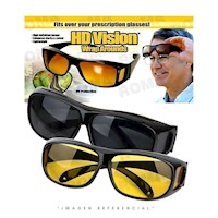 LENTES SUPER VISIÓN HD ANTIDESLUMBRO DIA NOCHE UNISEX