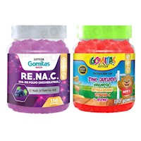 GOMITAS RESVERATROL 130UND + GOMITAS ZINC NIÑOS 130