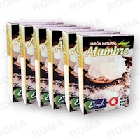 PACK 6 JABONES EN BARRA DE ALUMBRE 660G