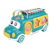 BUS DIDÁCTICO CON XILÓFONO Y FIGURAS - JUEGO DIDÁTICO