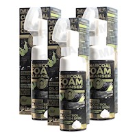 PACK 3 LIMPIADOR EN ESPUMA CARBÓN 150ML WOKALI