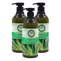 PACK 3 ACONDICIONADOR ALOE VERA 550ML WOKALI