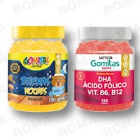 PACK 2 GOMITAS BUENAS NOCHES NIÑOS + DHA ACIDO FOLICO SOTTCORLABS