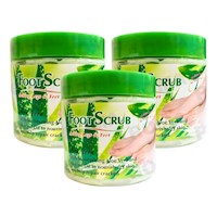 PACK 3 EXFOLIANTE PARA PIES ALOE VERA 500G WOKALI
