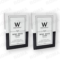 PACK 2 JABONES EN BARRA WINK WHITE 240G