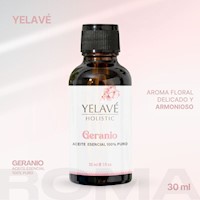 ACEITE ESENCIAL GERANIO 30ML YELAVÉ
