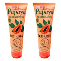 PACK 2 CREMA PARA PIES PAPAYA 120ML WOKALI