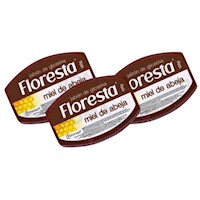 PACK 3 JABÓN CON GLICERINA MIEL DE ABEJA 100G FLORESTA