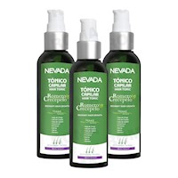 PACK 3 TÓNICO CAPILAR ROMERO CRECEPELO ORIGINAL 100ML NEVADA