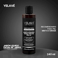JABÓN LÍQUIDO TODO TIPO DE PIEL NF MEN`S 240ML YELAVÉ