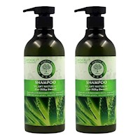 PACK 2 SHAMPOO ALOE VERA 900ML WOKALI