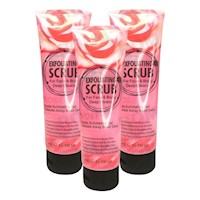 PACK 3 EXFOLIANTE FACIAL Y CORPORAL ROSAS 320ML WOKALI